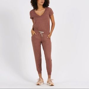 Vuori Romper Jumpsuit Terracotta M